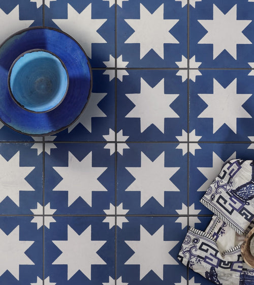 Bert & May Blue Pradena Porcelain