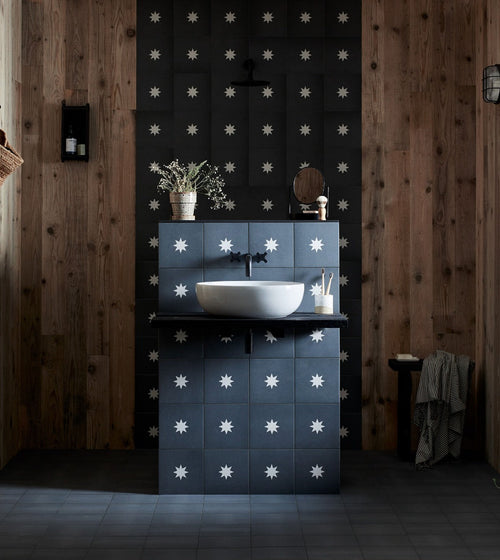 Bert & May Navy Luna Porcelain