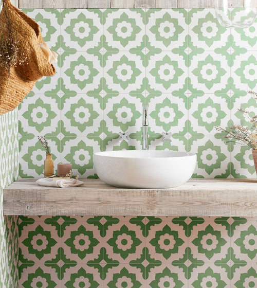 Bert & May Green Santona Porcelain