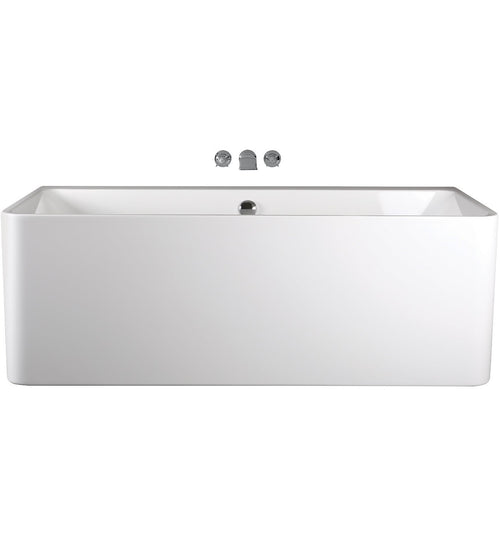 Bretagne Back to Wall Bath Bathrooms/Baths/Built In