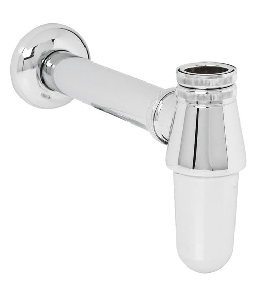 Traditional basin bottle trap
