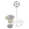 Default Title Bathroom Ranges Chrome Bath Waste with Plug and Chain thumbnail