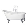 Chrome2 Bathroom Ranges Canterbury Slipper Bath thumbnail