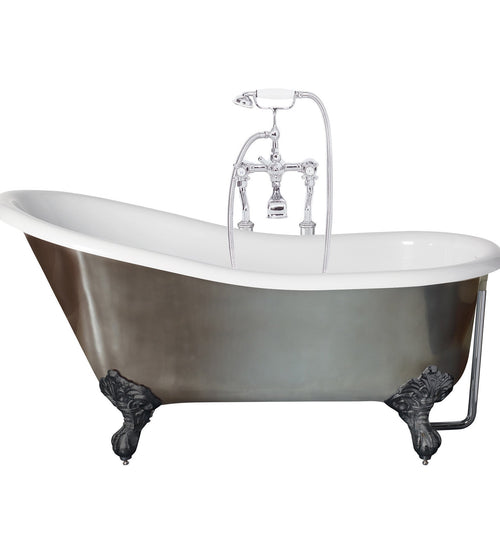 Canterbury Metallic Slipper Bath Bathrooms/Baths/Freestanding