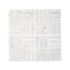 Default Title Bathroom Floor Tiles Carrara White Jenga Mosaic thumbnail