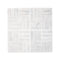 Carrara White Jenga Mosaic