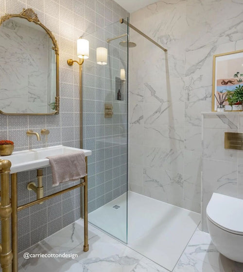 Alhambra Grey Decor 2 Glazed Tile Wall Tiles