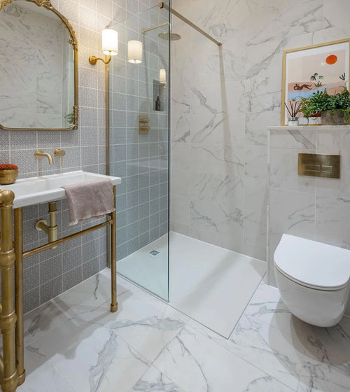 South Beach Marble Effect Tile Townsend Bathroom Wall & Floor Tiles