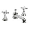 Classic Cross Head Basin Taps Classic 3 Hole Basin Mixer Extended Spout thumbnail