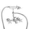 Cross Head Bathroom Ranges Classic Wall Mounted Bath and Shower Mixer thumbnail