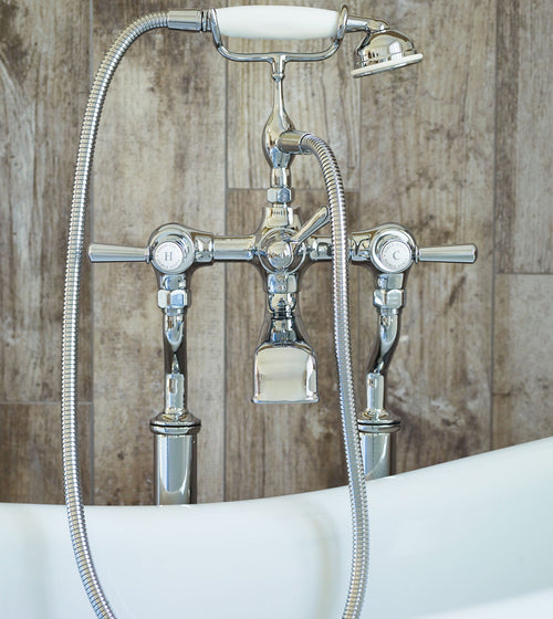 Classic Wall Mounted Bath and Shower Mixer