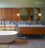 Default Title Bathroom Floor Tiles Seaspray Green Marble Tile 10x30 thumbnail