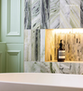 Default Title Bathroom Floor Tiles Seaspray Green Marble Tile 10x30 thumbnail