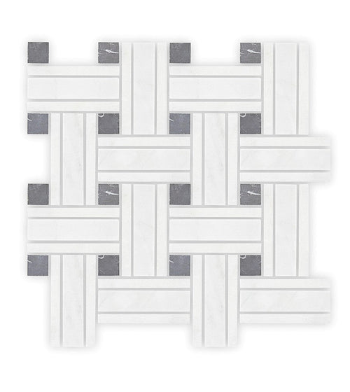 East Hampton Lattice Mosaic, Honed