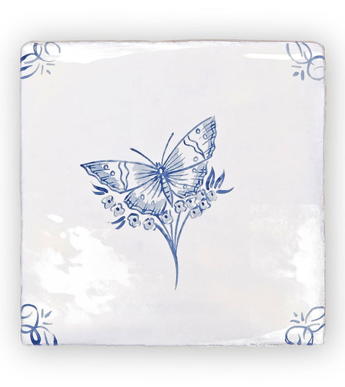 English Delft Butterfly 1