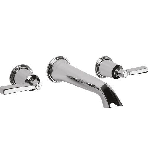 Empire Wall Mounted 3 Hole Bath Mixer