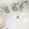 Black Lever Basin Taps Empire Wall Mounted 3 Hole Basin Mixer thumbnail