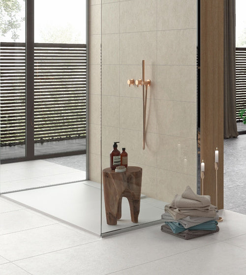 Essence White Tile - 60 x 120 Bathroom Tiles