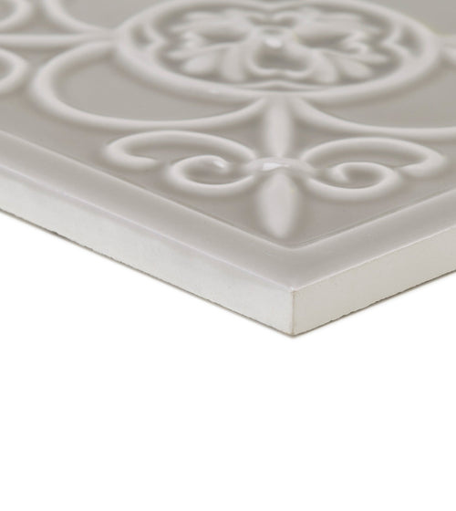 Giralda Niebla Grey Decor Tile Wall & Floor Tiles/Wall Tiles