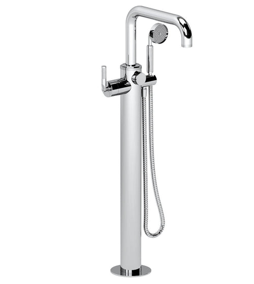 Haus Modernist Bath Mixer with Standpipe and Handshower Bathrooms/Taps & Mixers