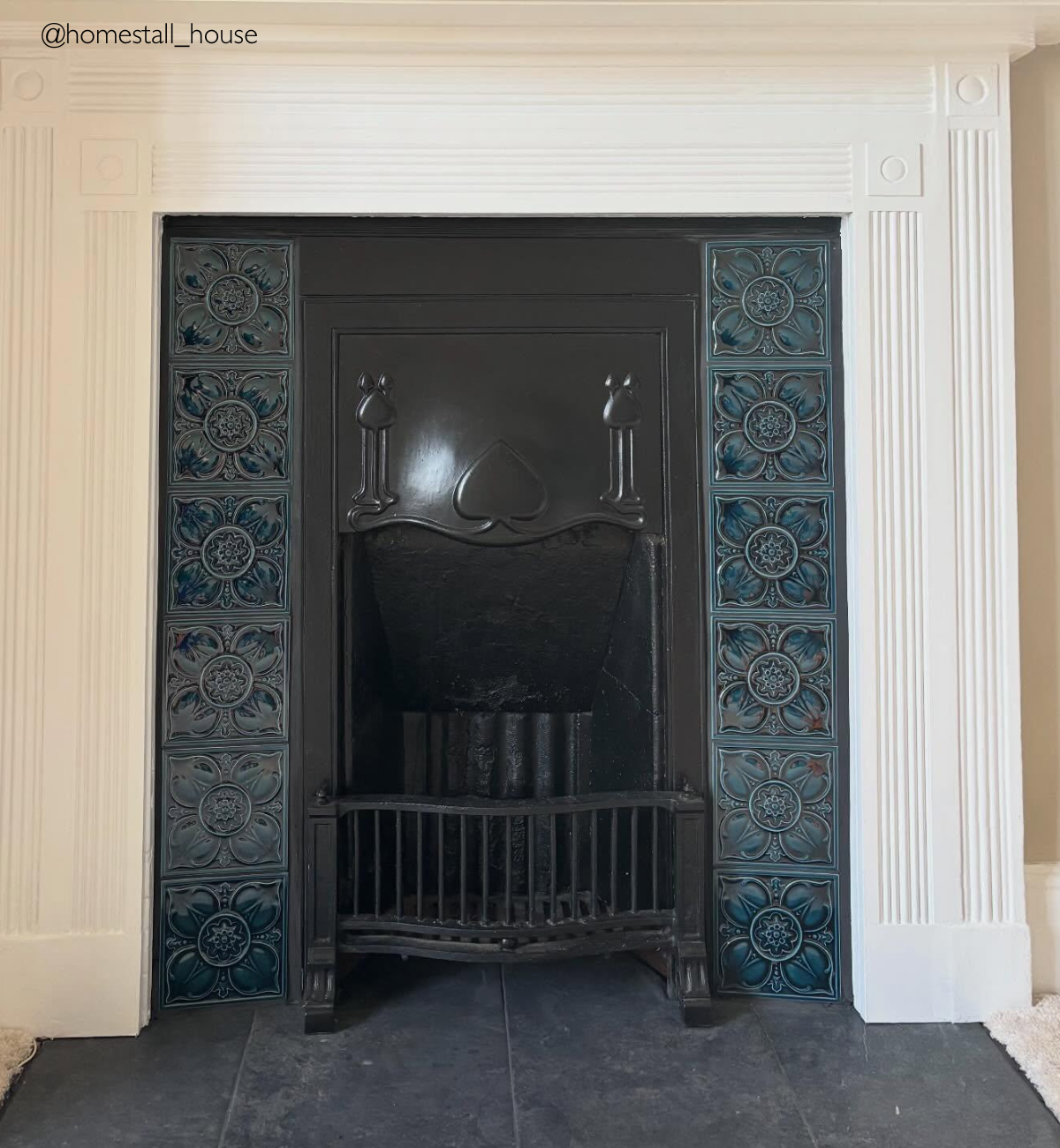 Fired Earth fireplace tiles