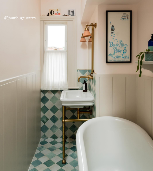 Kelmscott Green Tile Green Floor Tiles