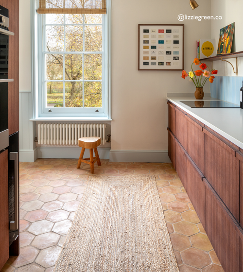 Handmade Classic Terracotta Hexagonal Tile Hexagonal Floor Tiles