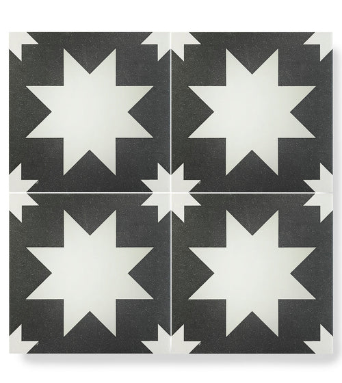 Bert & May Black Pradena Porcelain