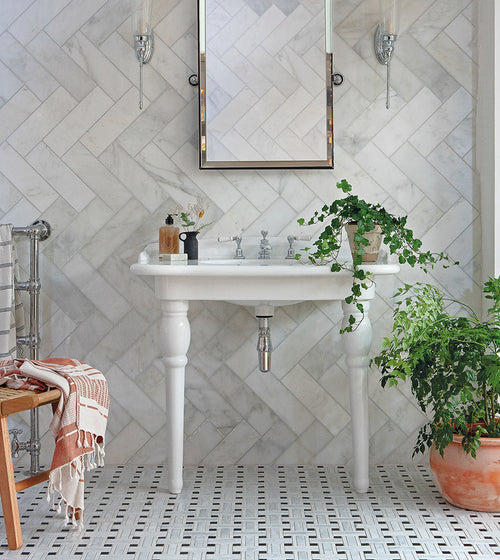 East Hampton Lattice Mosaic, Honed