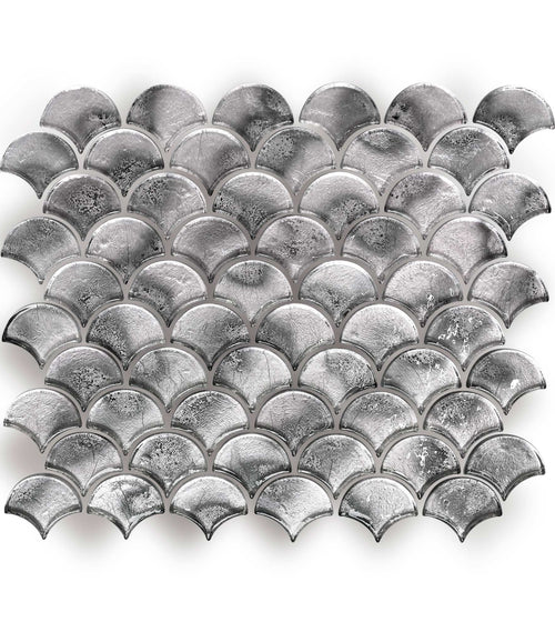 Metallic Vitreum Argentum Fan