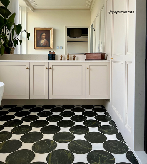 Blends East Hampton Star Marble Tile Bathroom Tiles/Square Bathroom Tiles