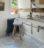 Default Title Bathroom Floor Tiles East Hampton Large Hexagon Marble Mosaic thumbnail