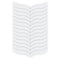 Nordic Glass Bergen Snow Mosaic