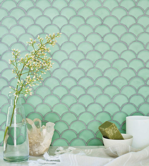 Nordic Glass Tromso Snow Mosaic