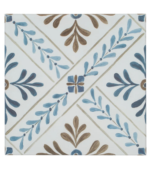 Nina Campbell Goa Indigo/Chocolate