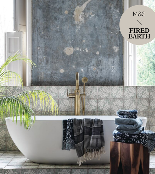 Haus Modernist Bath Mixer with Standpipe and Handshower Bathrooms/Taps & Mixers