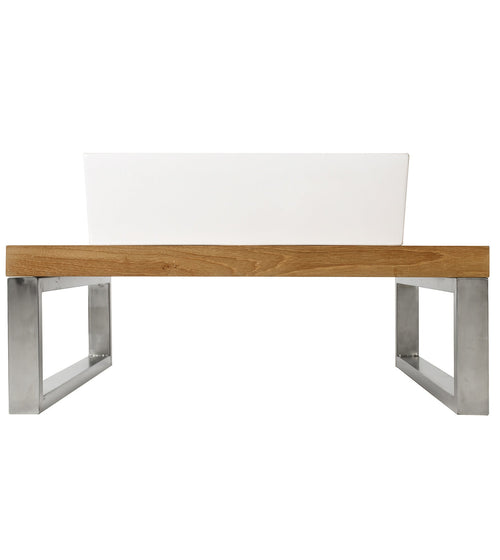 Reclaimed Teak Washbench 600