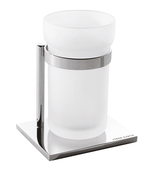 Richmond Glass Tumbler With Holder Bathrooms/Accessories/Tumblers