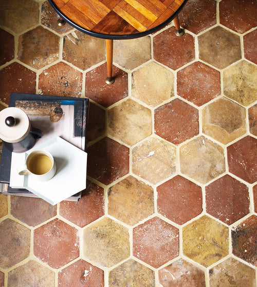 Reclaimed Terracotta Hexagon