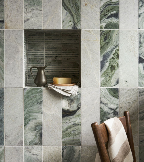 Seaspray Green Stacked Mosaic