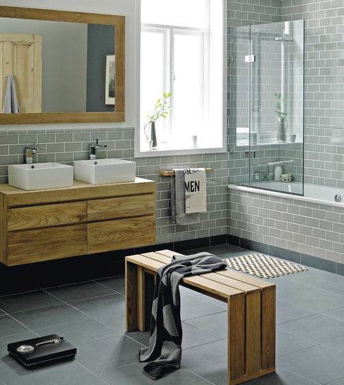 Teak Mirror 400 Bathrooms/Bathroom Furniture