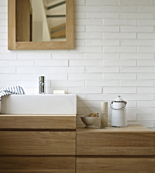 Teak Mirror 400 Bathrooms/Bathroom Furniture