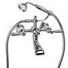 Black Curved Crystal Lever Bathroom Ranges Bastide Wall Mounted Bath and Shower Mixer thumbnail