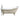 Chrome2 / 2 Tap Holes Bathroom Ranges Versailles Slipper Bath 170