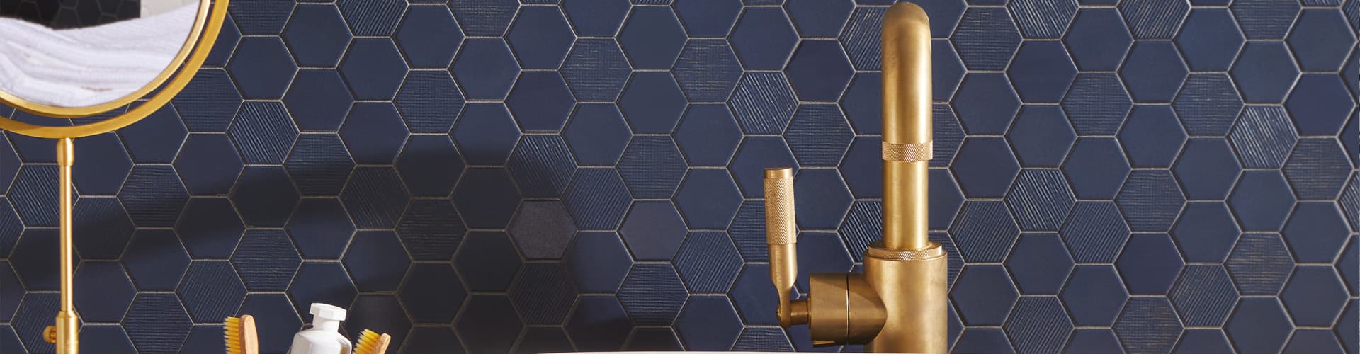 Hexagonal Bathroom Tiles