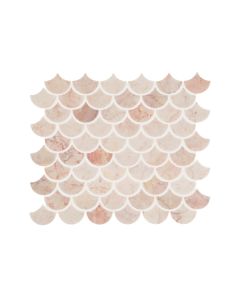 Aegean Pink Scallop Mosaic