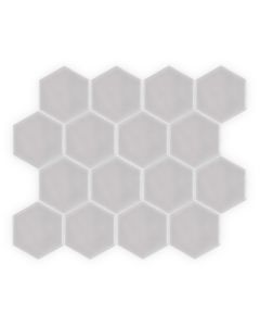 Onda Hexagon Matt Grey 28cm x 32cm