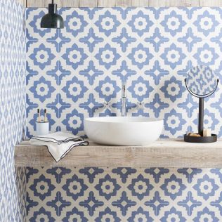 Bert & May Navy Santona Porcelain