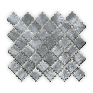 Metallic Vitreum Argentum Arabesque