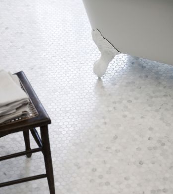 East Hampton Hexagonal Mosaic, Honed